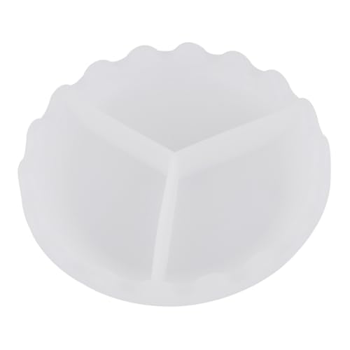 FONDOTIN Silikonform Rundes DIY Tablett Gießform für Epoxidharz Kristallharz Spiegelmuster Weiß Non Stick Umweltfreundlich Wiederverwendbar für Kreative Bastelprojekte FONDOTIN Silikonform Rundes DIY Tablett Gießform für Epoxidharz Kristallharz Spiegelmuster Weiß Non Stick Umweltfreundlich Wiederverwendbar für Kreative Bastelprojekte von FONDOTIN
