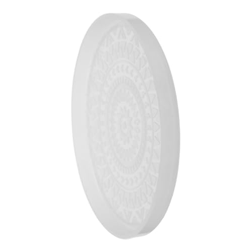 FONDOTIN Silikonform Untersetzer Mandala Blumen für DIY Handwerk Hitzebeständige Gießform für Kunstharz Vielseitig Einsetzbar für Schmuck und Seifenschalen Basteln für Zuhause von FONDOTIN