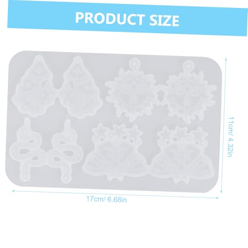 FONDOTIN Silikonform für DIY Ohrring Anhänger Gießform Flexibel Langlebig für Epoxidharz Schmuckherstellung Schlüsselanhänger Charm Basteln Vielseitig und Einfach zu Entformen FONDOTIN Silikonform für DIY Ohrring Anhänger Gießform Flexibel Langlebig für Epoxidharz Schmuckherstellung Schlüsselanhänger Charm Basteln Vielseitig und Einfach zu Entformen von FONDOTIN