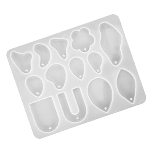 FONDOTIN Silikonform für Epoxidharz Anhänger Gießform Flexibel Wiederverwendbar DIY Schmuckherstellung Silikon Gießformen für Ohrhänger Anhänger Charm Zubehör FONDOTIN Silikonform für Epoxidharz Anhänger Gießform Flexibel Wiederverwendbar DIY Schmuckherstellung Silikon Gießformen für Ohrhänger Anhänger Charm Zubehör von FONDOTIN