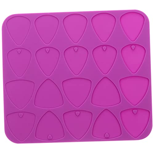 FONDOTIN Silikonform für Gitarren Plektren DIY Epoxidharz Gussform für Gitarren Picks und Schmuckanhänger und Leicht zu Reinigen für Anfänger von FONDOTIN