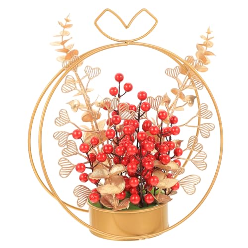 FONDOTIN Simulierte Rote Beeren Tischdekoration Hochzeit Festliche Ornamente Esszimmertisch Schmuck Romantischer Korb für Verlobung und Einweihungsgeschenk Geeignet FONDOTIN Simulierte Rote Beeren Tischdekoration Hochzeit Festliche Ornamente Esszimmertisch Schmuck Romantischer Korb für Verlobung und Einweihungsgeschenk Geeignet von FONDOTIN