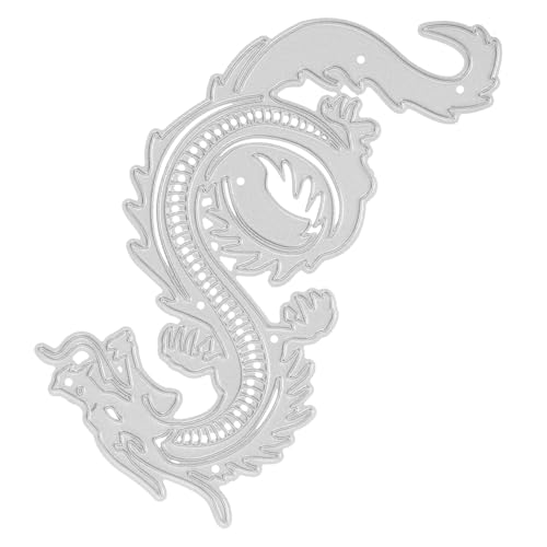 FONDOTIN Stanzschablone Drachen für Kartenherstellung Metall Stanzform Mehrzweck Prägeschablone für DIY Bastelprojekte Langlebig und Einfach zu Bedienen FONDOTIN Stanzschablone Drachen für Kartenherstellung Metall Stanzform Mehrzweck Prägeschablone für DIY Bastelprojekte Langlebig und Einfach zu Bedienen von FONDOTIN