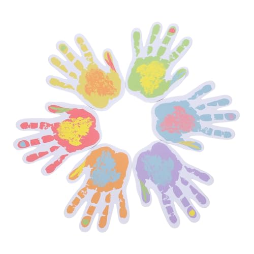 FONDOTIN Teiliges Bunte Selbstklebende Notizzettel Kreative Palm-note Sticker mit Praktischem Design für Büro Schule Zuhause zur Erinnerung und Planung von FONDOTIN