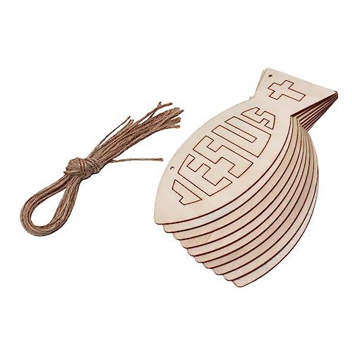 FONDOTIN Teiliges DIY Holzfische mit Juteschnur Fischförmige Holzscheiben zum Selbstbemalen Wand und Partydekoration für Basteln Nachhaltige Holzdeko für Kommunion und Familienfeiern FONDOTIN Teiliges DIY Holzfische mit Juteschnur Fischförmige Holzscheiben zum Selbstbemalen Wand und Partydekoration für Basteln Nachhaltige Holzdeko für Kommunion und Familienfeiern von FONDOTIN