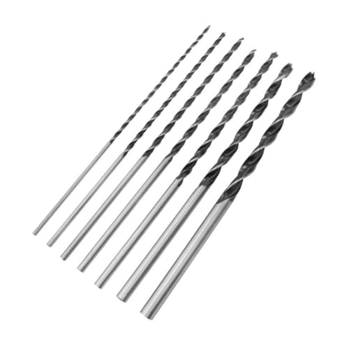 FONDOTIN Teiliges Holzbohrer Langer Carbonstahl Bohrer mit Präziser Zentrierspitze für Holz Hartholz Sperrholz Abs Spiralnut für Effektives Spanmanagement Bohrer für Holzarbeiten von FONDOTIN