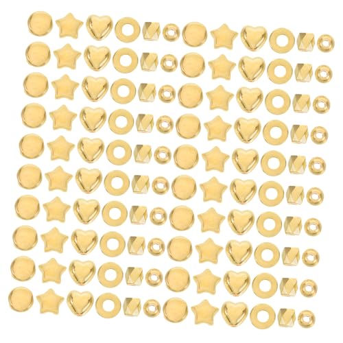 FONDOTIN Teiliges Kunststoff Abstandshalter Perlen für Schmuckherstellung Große Lochperlen für DIY Armbänder und Halsketten Leichte Hautfreundliche Spacer Beads zum Basteln und Verschenken FONDOTIN Teiliges Kunststoff Abstandshalter Perlen für Schmuckherstellung Große Lochperlen für DIY Armbänder und Halsketten Leichte Hautfreundliche Spacer Beads zum Basteln und Verschenken von FONDOTIN
