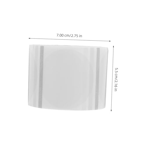 FONDOTIN Thermische Runde Aufkleber Wasserfest Stark Haftend Vielseitig Einsetzbar für Versand Lebensmittel Kosmetik PVC Holz Metall Labels von FONDOTIN