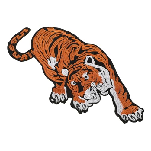 FONDOTIN Tiger Stickerei Aufnäher Hochwertiger Gestickter Tier Patch Chinesischer Stil Langlebiges Stoffmaterial Einfache Befestigung Geeignet für Kleidung Taschen DIY Nähzubehör FONDOTIN Tiger Stickerei Aufnäher Hochwertiger Gestickter Tier Patch Chinesischer Stil Langlebiges Stoffmaterial Einfache Befestigung Geeignet für Kleidung Taschen DIY Nähzubehör von FONDOTIN