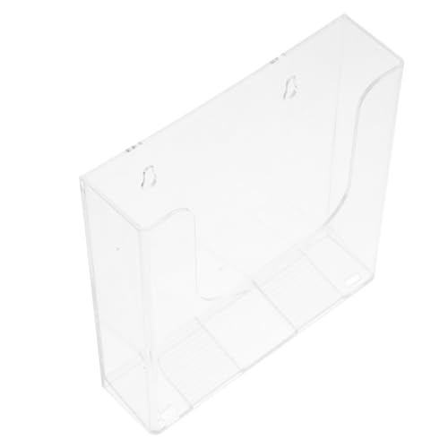 FONDOTIN Transparenter Wandmontierter Aktenhalter Format Bürodatei Organizer Dokumentenständer Prospekt Flyerhalter für Ordner und Zeitschriften von FONDOTIN