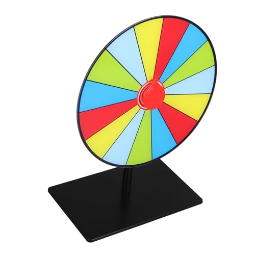 FONDOTIN Trocken Abwischbarer Drehkreisel mit Segmenten Tragbares Tischspiel für Partys und Klassenzimmer Wiederverwendbarer DIY Spiel Drehteller für Spannende Gewinnchancen und von FONDOTIN