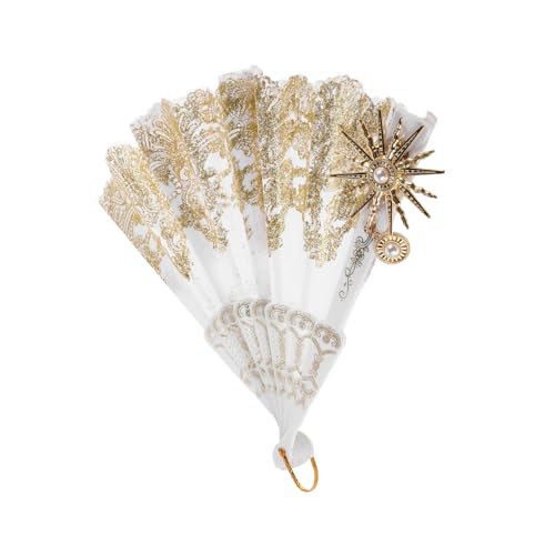 FONDOTIN Vintage Spitzen faltfächer Handfächer Damen Eleganter Faltbarer Handventilator für Hochzeit Tanz Cosplay Robust und Dekorativ für Sommer und Festliche Anlässe FONDOTIN Vintage Spitzen faltfächer Handfächer Damen Eleganter Faltbarer Handventilator für Hochzeit Tanz Cosplay Robust und Dekorativ für Sommer und Festliche Anlässe von FONDOTIN