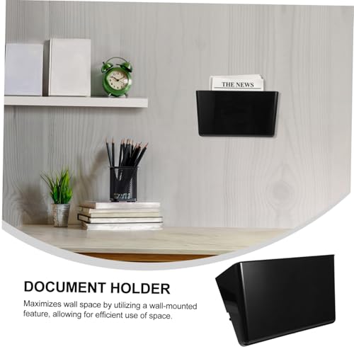 FONDOTIN Wandregal Kunststoff Einzelfach Wandmontage Dokumentenhalter Büro Aktenmagazinhalter Wandhalter Zeitschriftenhalter Modern Platzsparend Organizer FONDOTIN Wandregal Kunststoff Einzelfach Wandmontage Dokumentenhalter Büro Aktenmagazinhalter Wandhalter Zeitschriftenhalter Modern Platzsparend Organizer von FONDOTIN