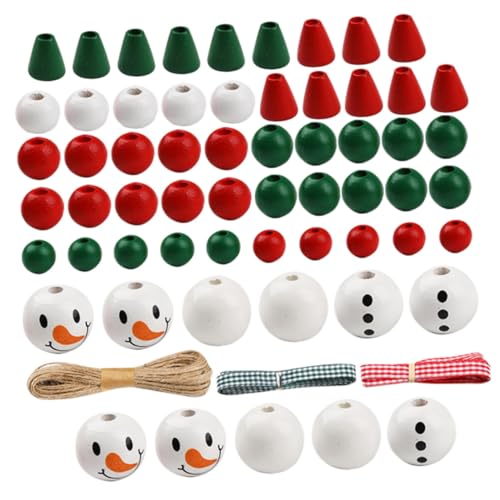 FONDOTIN Weihnachtliche Schneemann Holzperlen Set Robuste DIY Bastelperlen Holz Rustikale Weihnachtsbaum Dekoration Vielseitige Winter Ornamente für Kreative Handwerksprojekte FONDOTIN Weihnachtliche Schneemann Holzperlen Set Robuste DIY Bastelperlen Holz Rustikale Weihnachtsbaum Dekoration Vielseitige Winter Ornamente für Kreative Handwerksprojekte von FONDOTIN