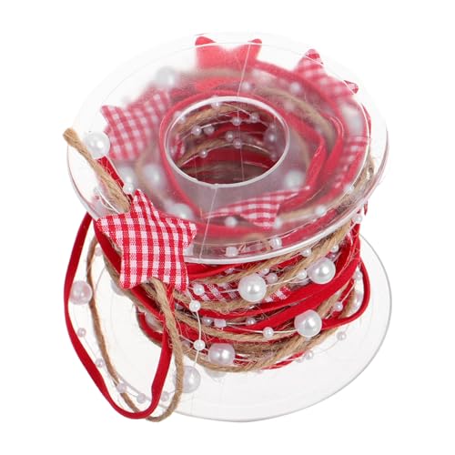 FONDOTIN Weihnachtliches DIY Geschenkband Langlebiges Vielseitig für Geschenkverpackung Weihnachtsdeko Bastelprojekte und Haaraccessoires FONDOTIN Weihnachtliches DIY Geschenkband Langlebiges Vielseitig für Geschenkverpackung Weihnachtsdeko Bastelprojekte und Haaraccessoires von FONDOTIN