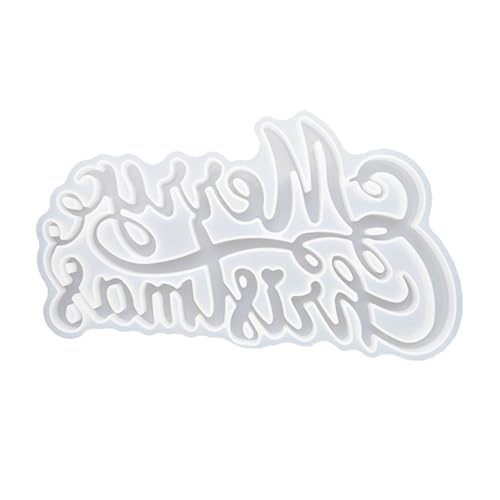 FONDOTIN Weihnachtsbuchstaben Silikonform DIY Kristall Epoxidharz Gießform für Weihnachtsdeko Handliche Silikonform für Kreative Bastelprojekte Langlebig und Tragbar FONDOTIN Weihnachtsbuchstaben Silikonform DIY Kristall Epoxidharz Gießform für Weihnachtsdeko Handliche Silikonform für Kreative Bastelprojekte Langlebig und Tragbar von FONDOTIN