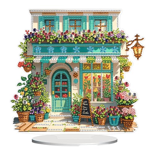 DIY Diamond Painting Frühling Beidseitig Diamant Painting Basteln 5D Diamant Malerei Tischdeko Frühling Heimdekoration Ornament Doppelseitig Diamond Painting für Tisch Balkon Büro Frühlingsdeko (C) von FONDUO