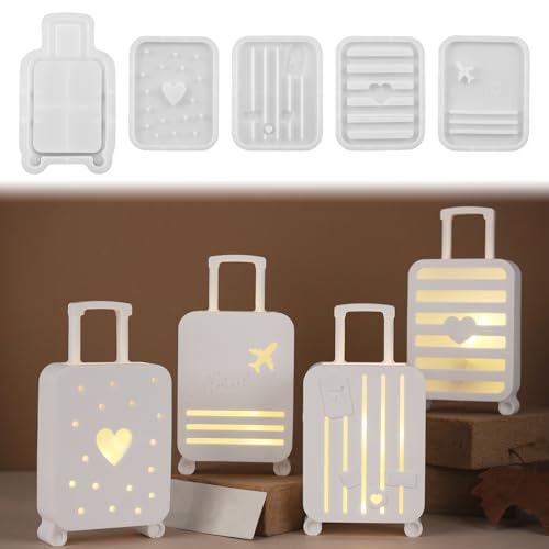 Gießformen Silikon Koffer, 5 Stück Silikonform Aufbewahrungsbox Silikonformen Gießformen Sommer Gießform Box Giessform Koffer Silikon Formen Gießform Für DIY Kunsthandwerk Gießformen Silikon Koffer, 5 Stück Silikonform Aufbewahrungsbox Silikonformen Gießformen Sommer Gießform Box Giessform Koffer Silikon Formen Gießform Für DIY Kunsthandwerk von FONDUO