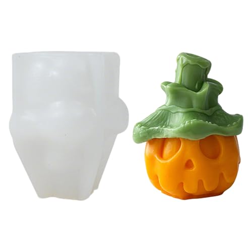 Halloween Totenkopf Kürbis Silikonform Kerzen Formen Silikon Gießformen Pumpkin Giessform Kerzenformen Zum Gießen Halloween Deko Silikon Gießform Silikonformen Epoxidharz DIY Wohndeko (B) von FONDUO
