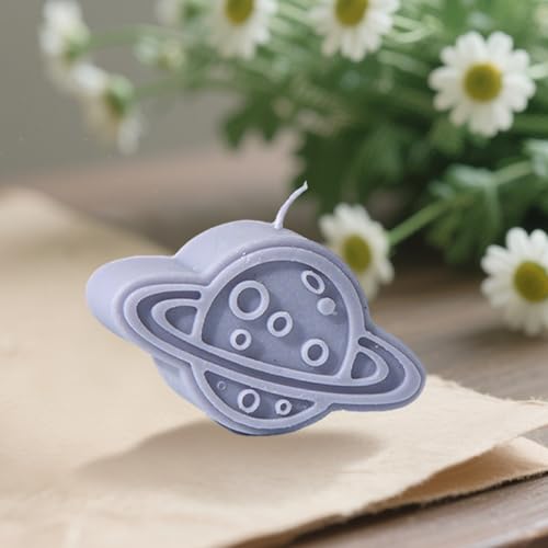 Kerzenformen Silikon, Rakete Silikonformen Kerzen Formen DIY Kerzenform zum Gießen Gießen Formen Silikon Planet Kerzengießform Candle Mold Für Heimdekorationen Basteln Frühling Tischdeko (C) von FONDUO
