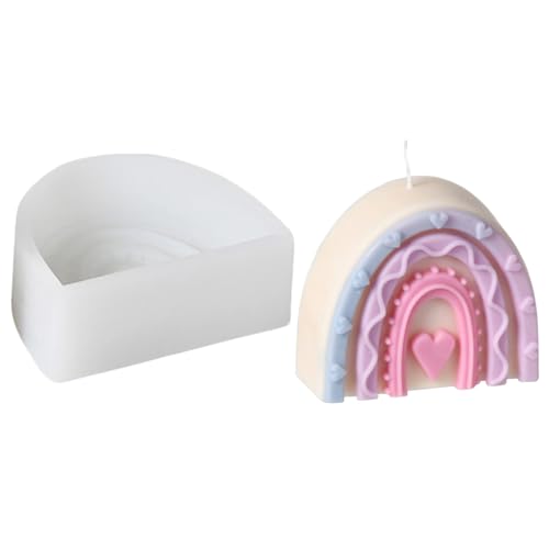 Kerzenformen Silikon Kerzen Formen 3D Silikonformen Frühling Sommer Kerzenform Silikon Handgemachte Kerzenformen Zum Gießen Kerzengießformen Silikonform DIY Giessform Kerzen Deko (B) von FONDUO
