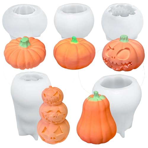 Silikonform Kürbis Für Halloween Herbst Kerzenformen Zum Gießen Silikonformen Gießformen Herbstdeko Seifengießform Kürbis Silikon Gießform Kerzen Form Giessform Für Halloween Erntedankfest (5 Stk) Silikonform Kürbis Für Halloween Herbst Kerzenformen Zum Gießen Silikonformen Gießformen Herbstdeko Seifengießform Kürbis Silikon Gießform Kerzen Form Giessform Für Halloween Erntedankfest (5 Stk) von FONDUO