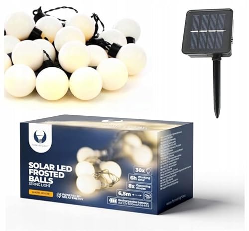 FOREVER Solar lichterkette außen wetterfest, 30 LED,8 Modi 6,5m, Außer/Innen lampions solar für Garten, Bäume, Hochzeiten, Partys, Weihnachten (weiß) FOREVER Solar lichterkette außen wetterfest, 30 LED,8 Modi 6,5m, Außer/Innen lampions solar für Garten, Bäume, Hochzeiten, Partys, Weihnachten (weiß) von FOREVER