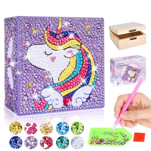 FORMIZON Diamond Painting Schmuckkästchen Mädchen, Unicorn Schatztruhe DIY Diamant Spielzeug für Mädchen, Kreatives Mosaik Bastelset Kinder, Diamant Kunst Handwerk Kits für Kinder 6 7 8 9 Jahre FORMIZON Diamond Painting Schmuckkästchen Mädchen, Unicorn Schatztruhe DIY Diamant Spielzeug für Mädchen, Kreatives Mosaik Bastelset Kinder, Diamant Kunst Handwerk Kits für Kinder 6 7 8 9 Jahre von FORMIZON