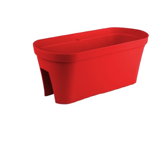 FORNOR 10895 Blumenkasten Monaco, Rot, 50 x 26 x 24 cm, 15 FORNOR 10895 Blumenkasten Monaco, Rot, 50 x 26 x 24 cm, 15 von FORNOR