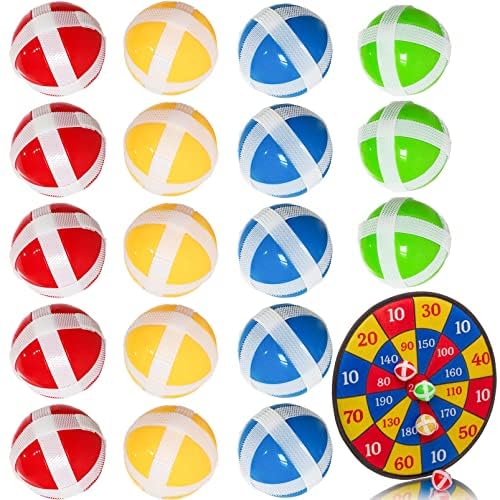 FORYNXHWIN 20 Stück Klettball Wurfspiel Scheibe Ersatzbälle, Kinder und Erwachsene Fangballspiel Set für Drinnen und Draußen, Party und Strand Spielzeug von FORYNXHWIN