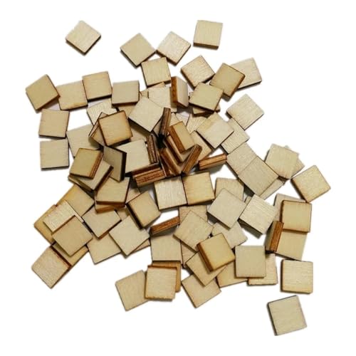 Holzscheiben, Ornamente, 1 x 1 cm, unlackiertes Holz, sechseckige Ausschnitte, Holzscheiben, blanko, Geschenkanhänger für Party, Hochzeit, Heimdekoration, Stil 2, 100 Stück Holzscheiben, Ornamente, 1 x 1 cm, unlackiertes Holz, sechseckige Ausschnitte, Holzscheiben, blanko, Geschenkanhänger für Party, Hochzeit, Heimdekoration, Stil 2, 100 Stück von FOSANGNANTU