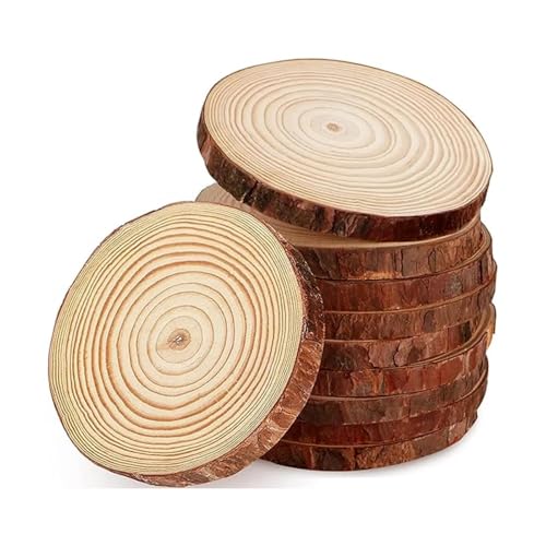 Holzscheiben, Ornamente, 5 Stück, 8–10 cm, unlackierte Naturholzscheiben, unlackierte Holzkreise, runde Holzscheiben, Basteln, Kunst, Gemälde Holzscheiben, Ornamente, 5 Stück, 8–10 cm, unlackierte Naturholzscheiben, unlackierte Holzkreise, runde Holzscheiben, Basteln, Kunst, Gemälde von FOSANGNANTU