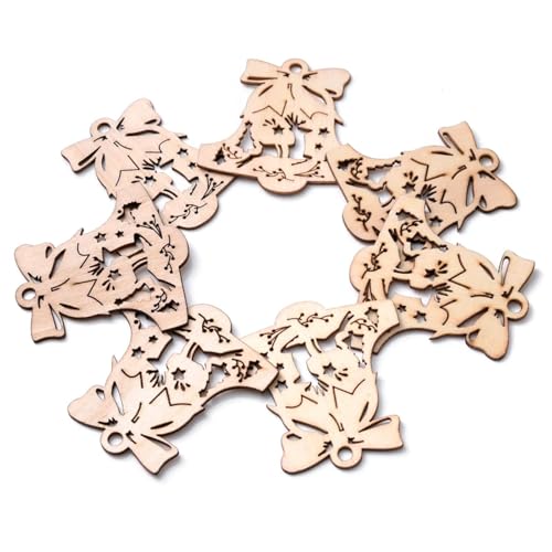Holzscheiben, Ornamente, natürliche Holzblätter, Handarbeit für Holzscheiben, Ornamente, Heimdekoration, Werkzeuge, Handwerk, Stil C, 10 Stück Holzscheiben, Ornamente, natürliche Holzblätter, Handarbeit für Holzscheiben, Ornamente, Heimdekoration, Werkzeuge, Handwerk, Stil C, 10 Stück von FOSANGNANTU