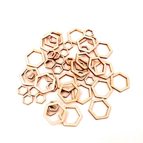 Holzscheiben zum Basteln, 50 Stück, 2 x 2 cm, natürliches Holz, hohle Blumen, quadratisch, handgefertigt, Holzhandwerk, Heimdekoration, 2 Holzscheiben zum Basteln, 50 Stück, 2 x 2 cm, natürliches Holz, hohle Blumen, quadratisch, handgefertigt, Holzhandwerk, Heimdekoration, 2 von FOSANGNANTU
