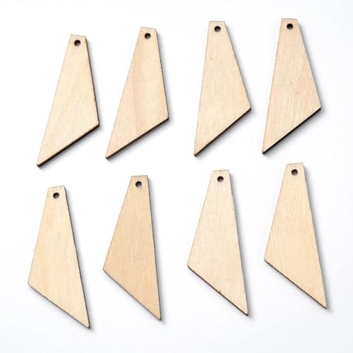 Holzscheiben zum Basteln, 50 Stück, natürliche Holzblätter, Handarbeit für Holzscheiben, Ornamente, Heimdekoration, Werkzeuge, Handwerk, Stil P Holzscheiben zum Basteln, 50 Stück, natürliche Holzblätter, Handarbeit für Holzscheiben, Ornamente, Heimdekoration, Werkzeuge, Handwerk, Stil P von FOSANGNANTU