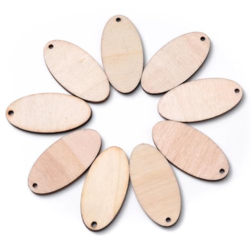 Holzscheiben zum Basteln, 50 Stück, natürliche Holzblätter, Handarbeit für Holzscheiben, Ornamente, Heimdekoration, Werkzeuge, Handwerk, Stil S Holzscheiben zum Basteln, 50 Stück, natürliche Holzblätter, Handarbeit für Holzscheiben, Ornamente, Heimdekoration, Werkzeuge, Handwerk, Stil S von FOSANGNANTU
