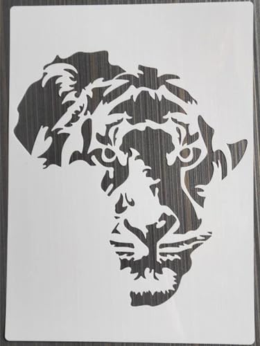 Schablonen zum Basteln, 21 x 29 cm, Flügel-Schablone zum Malen auf Holz, Wand, Tür, Leinwand, Heimdekoration, Stil 6 von FOSANGNANTU