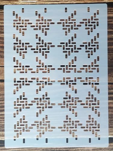 Schablonen zum Basteln, 21 x 29 cm, geometrische Schönheit, Frauenschablone zum Malen auf Holz, Wand, Tür, Leinwand, Heimdekoration, Stil 7 von FOSANGNANTU