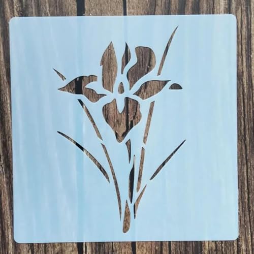 Schablonen zum Basteln, 5 x 15 cm, Blumenschablone zum Malen auf Holz, Wand, Tür, Leinwand, Heimdekoration, Stil 2 Schablonen zum Basteln, 5 x 15 cm, Blumenschablone zum Malen auf Holz, Wand, Tür, Leinwand, Heimdekoration, Stil 2 von FOSANGNANTU