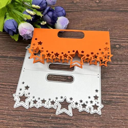 Stanzformen, Kartenherstellung, 11 x 10,6 cm, Stern-Kartenkopf-Rahmen, Metall-Stanzschablonen für Scrapbooking, dekorative Prägung, Handarbeit, Vorlage Stanzformen, Kartenherstellung, 11 x 10,6 cm, Stern-Kartenkopf-Rahmen, Metall-Stanzschablonen für Scrapbooking, dekorative Prägung, Handarbeit, Vorlage von FOSANGNANTU