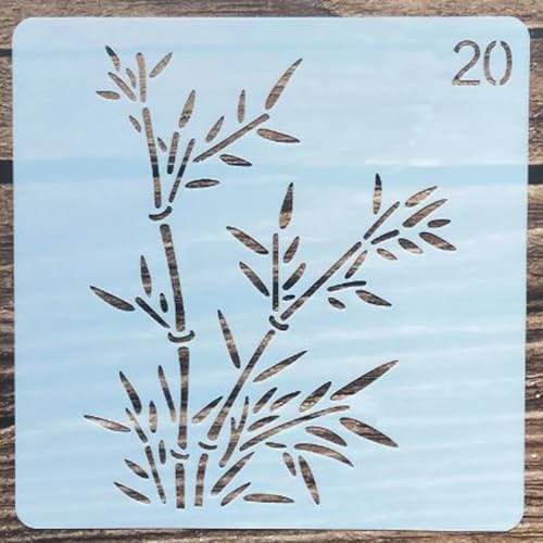 Wiederverwendbare Schablonen, 13 x 13 cm, Blumen-Rosen-Schablone zum Malen auf Holz, Wand, Stoff, Stein, Schild, DIY-Kunstprojekte, Stil 1 Wiederverwendbare Schablonen, 13 x 13 cm, Blumen-Rosen-Schablone zum Malen auf Holz, Wand, Stoff, Stein, Schild, DIY-Kunstprojekte, Stil 1 von FOSANGNANTU