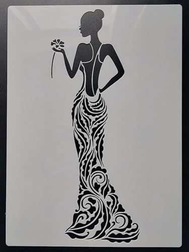 Wiederverwendbare Schablonen, 21 x 29 cm, Basketballspieler-Schablone zum Malen auf Holzmöbeln, Bodendekoration, Heimwerkerbedarf, Stil 3 Wiederverwendbare Schablonen, 21 x 29 cm, Basketballspieler-Schablone zum Malen auf Holzmöbeln, Bodendekoration, Heimwerkerbedarf, Stil 3 von FOSANGNANTU