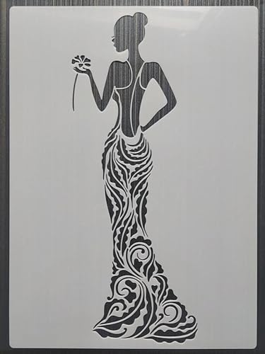Wiederverwendbare Schablonen, 21 x 29 cm, Gottes-Schablone zum Malen auf Holz, Möbel, Bodendekoration, Heimwerkerbedarf, Stil 5 Wiederverwendbare Schablonen, 21 x 29 cm, Gottes-Schablone zum Malen auf Holz, Möbel, Bodendekoration, Heimwerkerbedarf, Stil 5 von FOSANGNANTU