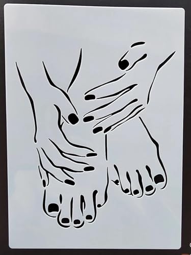 Wiederverwendbare Schablonen, 21 x 29 cm, schöne Schablone zum Malen auf Holz, Möbel, Boden, Dekoration, Heimwerkerbedarf, Stil 6 Wiederverwendbare Schablonen, 21 x 29 cm, schöne Schablone zum Malen auf Holz, Möbel, Boden, Dekoration, Heimwerkerbedarf, Stil 6 von FOSANGNANTU