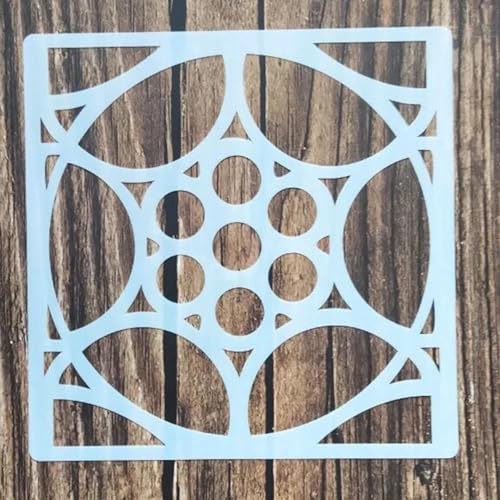 Wiederverwendbare Schablonen, 30 x 30 cm, Blumenschablone zum Malen auf Holz, Wand, Stoff, Stein, Schild, DIY-Kunstprojekte, Stil 7 Wiederverwendbare Schablonen, 30 x 30 cm, Blumenschablone zum Malen auf Holz, Wand, Stoff, Stein, Schild, DIY-Kunstprojekte, Stil 7 von FOSANGNANTU