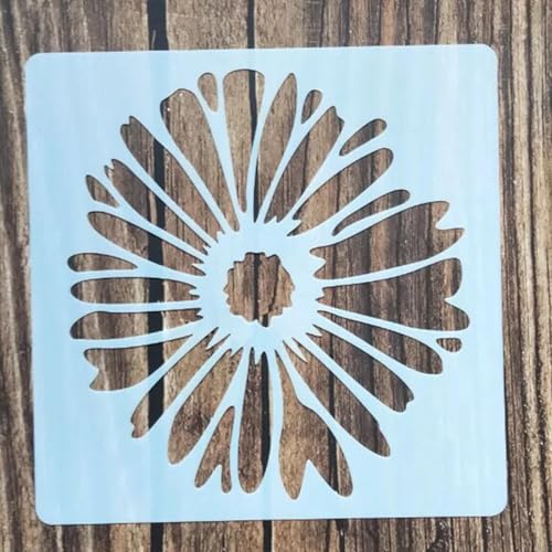 Wiederverwendbare Schablonen, 5 x 15 cm, Blumenschablone zum Malen auf Holz, Möbel, Boden, Dekoration, Heimwerkerbedarf, Stil 6 Wiederverwendbare Schablonen, 5 x 15 cm, Blumenschablone zum Malen auf Holz, Möbel, Boden, Dekoration, Heimwerkerbedarf, Stil 6 von FOSANGNANTU