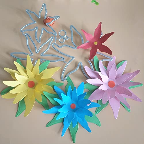 FOSANGPUSHI Metall-Stanzform, 19,1 x 15,2 cm, Edelweiß, geprägt, für Scrapbooking, Kartenherstellung, Basteln FOSANGPUSHI Metall-Stanzform, 19,1 x 15,2 cm, Edelweiß, geprägt, für Scrapbooking, Kartenherstellung, Basteln von FOSANGPUSHI