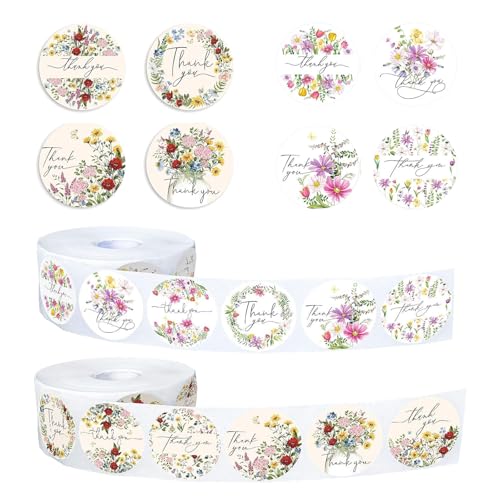 FOSDICK 1000 Stück 2.5cm Aufkleber Danke, Aufkleber Dankeschön Rund, Danke Sticker Selbstklebend für DIY Backen, Briefumschlag, Hochzeit Geschenktüten Papiertüten Dekoration FOSDICK 1000 Stück 2.5cm Aufkleber Danke, Aufkleber Dankeschön Rund, Danke Sticker Selbstklebend für DIY Backen, Briefumschlag, Hochzeit Geschenktüten Papiertüten Dekoration von FOSDICK