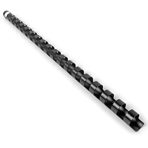 FOSHISY Plastik-Binderinge 21 Ringe A4 12mm, Buchbinderinge, Binderücken, S piralbinderücken, Plastikbinderücken, Binder Ringe丨90 Blatt Kapazität, Packung mit 100, Schwarz FOSHISY Plastik-Binderinge 21 Ringe A4 12mm, Buchbinderinge, Binderücken, S piralbinderücken, Plastikbinderücken, Binder Ringe丨90 Blatt Kapazität, Packung mit 100, Schwarz von FOSHISY