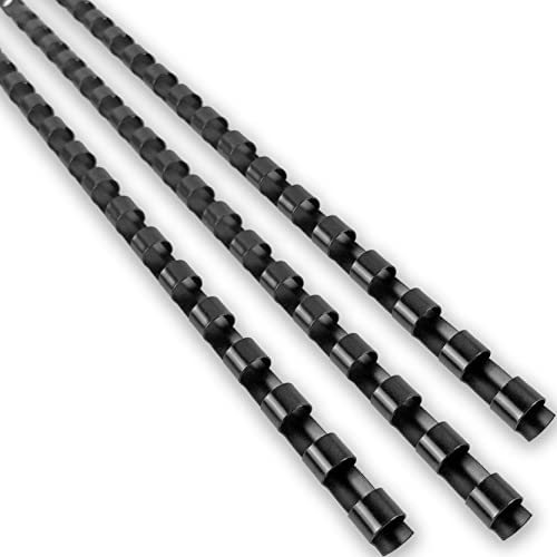 FOSHISY Plastik-Binderinge 21 Ringe A4 8mm, Buchbinderinge, Binderücken, S piralbinderücken, Plastikbinderücken, Binder Ringe丨40 Blatt Kapazität, Packung mit 100, Schwarz FOSHISY Plastik-Binderinge 21 Ringe A4 8mm, Buchbinderinge, Binderücken, S piralbinderücken, Plastikbinderücken, Binder Ringe丨40 Blatt Kapazität, Packung mit 100, Schwarz von FOSHISY